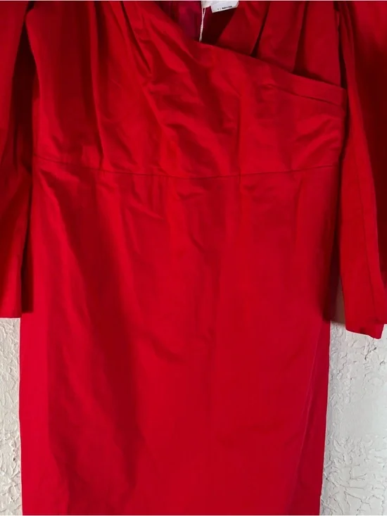 Lovers + Friends Isa Puff Sleeve Mini Dress in Cherry Red - Picture 6 of 15